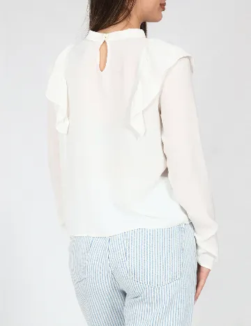 Bluza Pull&Bear, alb