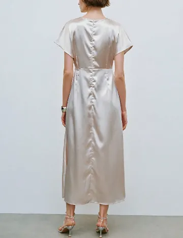Rochie medie SHEIN, ecru