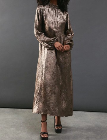 Rochie medie WAREHOUSE, maro