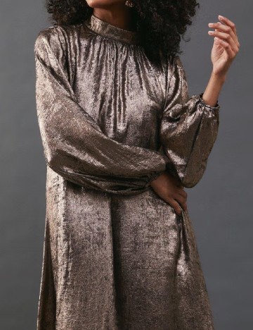 Rochie medie WAREHOUSE, maro