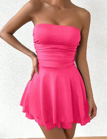 Rochie scurta SHEIN, roz