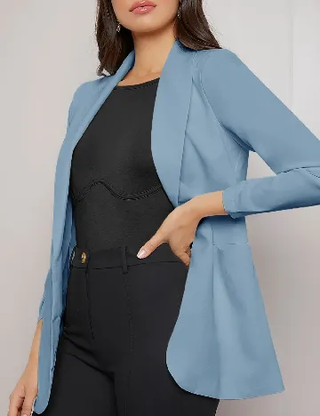 Blazer SHEIN, albastru