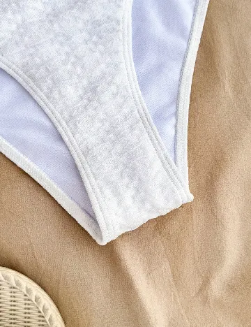 Costum de baie Shein Kids, alb