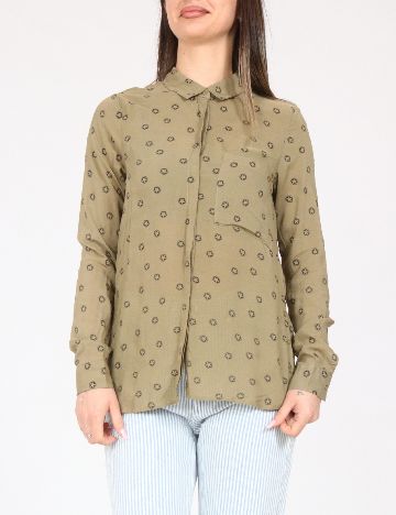 Camasa Pull&Bear, verde