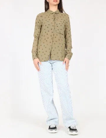 Camasa Pull&Bear, verde