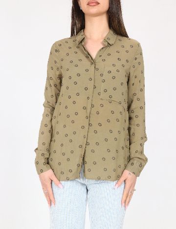 Camasa Pull&Bear, verde