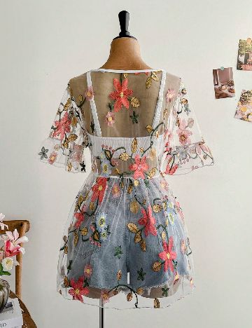 Bluza SHEIN CURVE, floral print