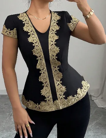 Bluza SHEIN, negru