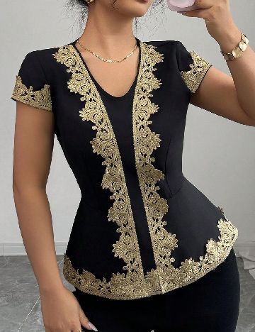 Bluza SHEIN, negru