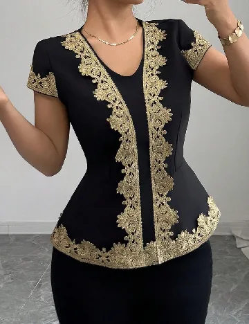 Bluza SHEIN, negru