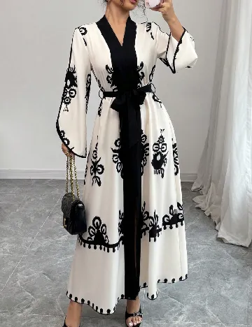 Rochie lunga SHEIN, ecru