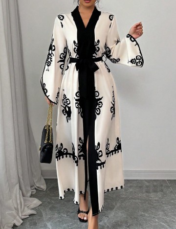 Rochie lunga SHEIN, ecru