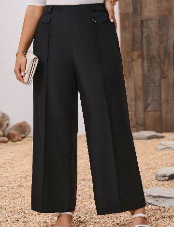 Pantaloni SHEIN CURVE, negru