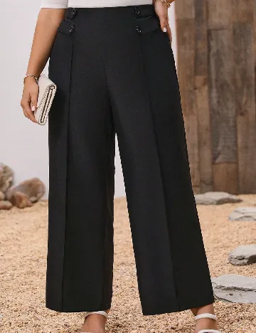 Pantaloni SHEIN CURVE, negru