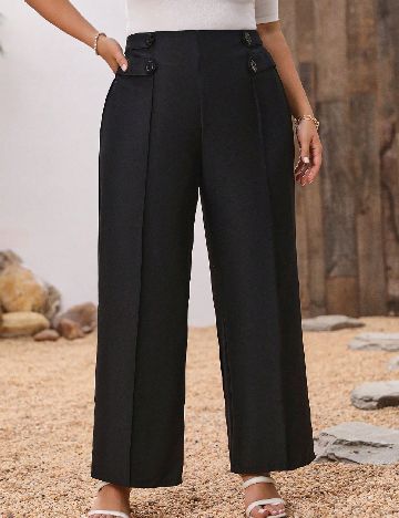 Pantaloni SHEIN CURVE, negru