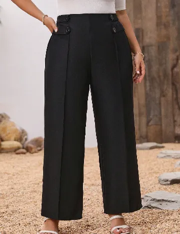 Pantaloni SHEIN CURVE, negru