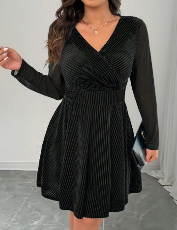 Rochie scurta SHEIN CURVE, negru