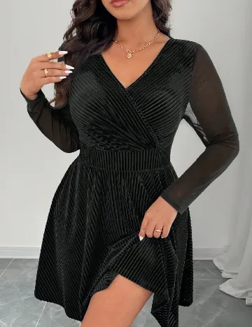 Rochie scurta SHEIN CURVE, negru
