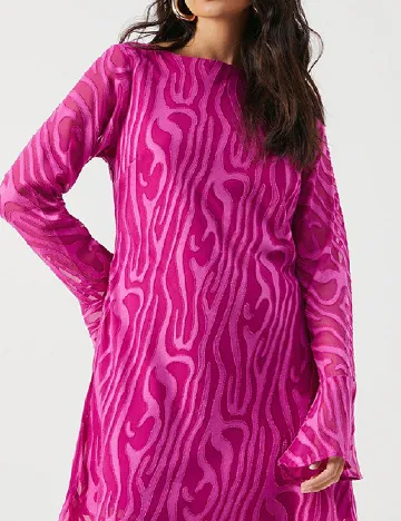 Rochie scurta WAREHOUSE, magenta