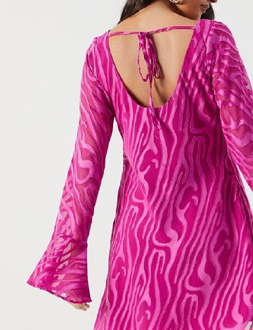 Rochie scurta WAREHOUSE, magenta