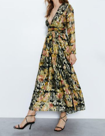 Rochie lunga WAREHOUSE, mix culori