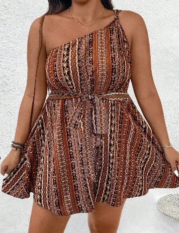 Salopeta SHEIN CURVE, mix culori