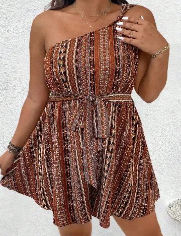 Salopeta SHEIN CURVE, mix culori