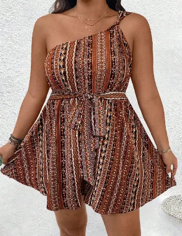 Salopeta SHEIN CURVE, mix culori