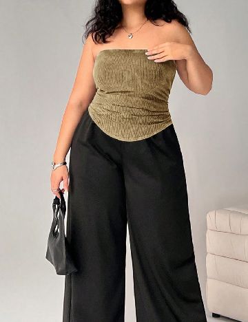 Top SHEIN CURVE, verde