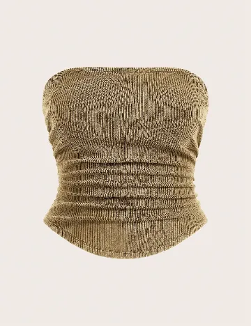 Top SHEIN CURVE, verde