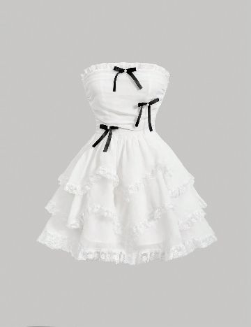 Rochie scurta SHEIN, alb