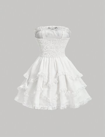 Rochie scurta SHEIN, alb