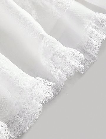 Rochie scurta SHEIN, alb