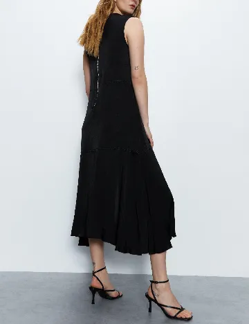 Rochie lunga WAREHOUSE, negru