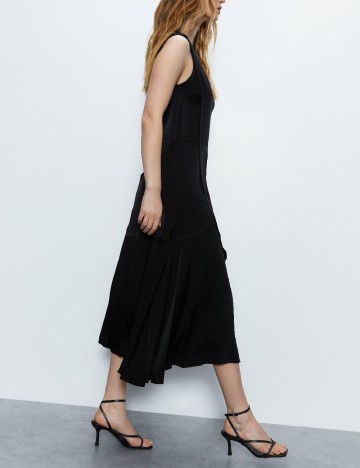 Rochie lunga WAREHOUSE, negru