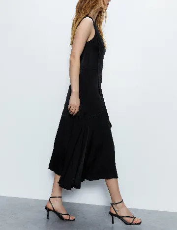 Rochie lunga WAREHOUSE, negru