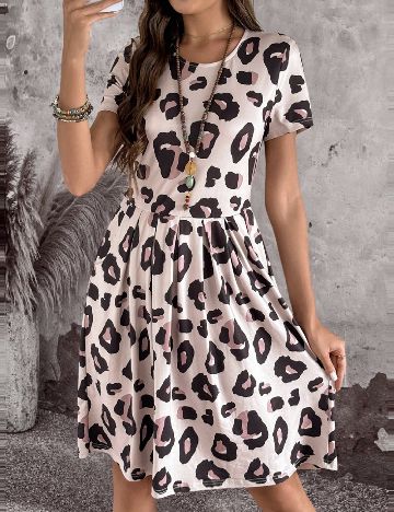 Rochie scurta SHEIN, crem