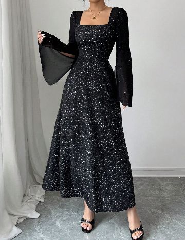 Rochie lunga SHEIN, negru