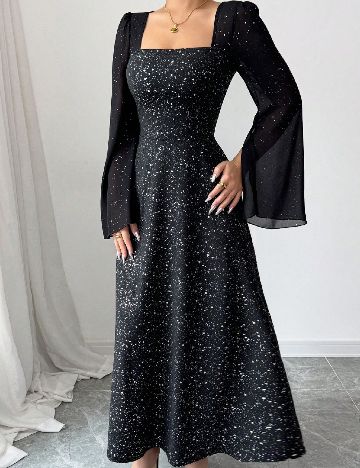 Rochie lunga SHEIN, negru