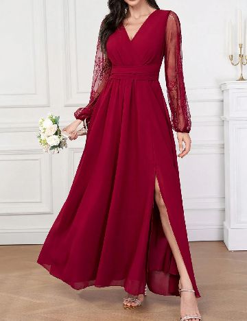 Rochie lunga SHEIN, rosu