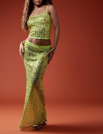 Fusta Missguided, verde