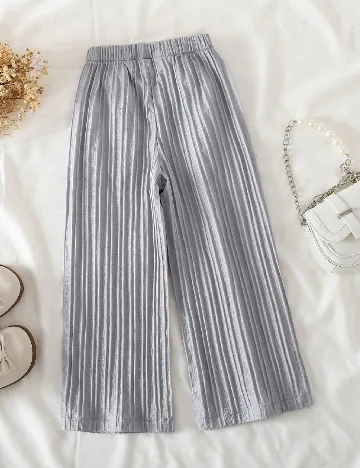 Pantaloni Shein Kids, gri