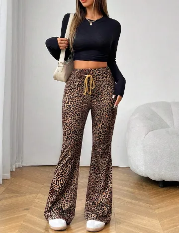 Pantaloni SHEIN, animal print