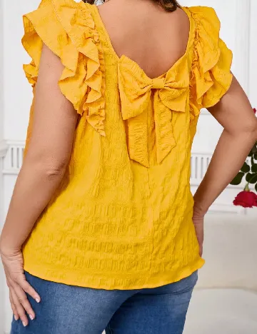Bluza SHEIN CURVE, galben