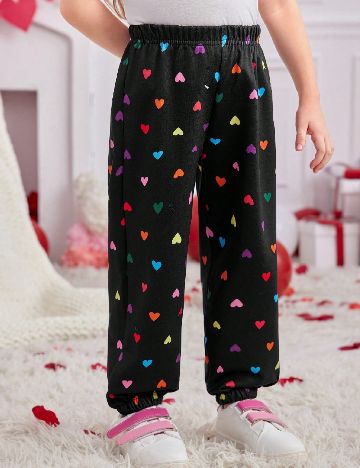 Pantaloni Shein Kids, negru