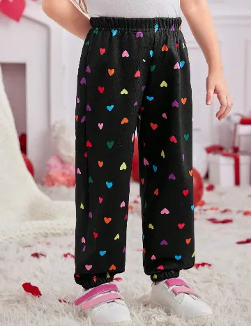 Pantaloni Shein Kids, negru