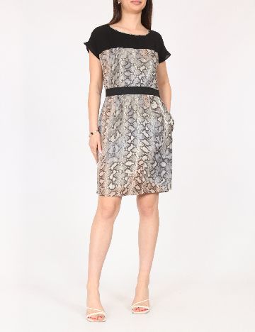 Rochie scurta Zara, animal print