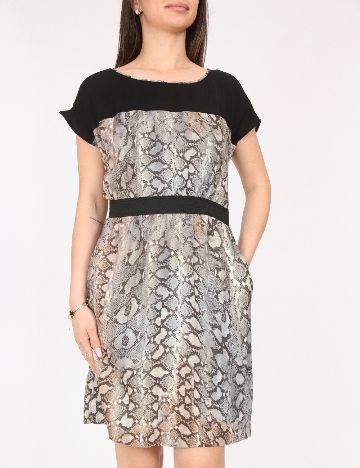 Rochie scurta Zara, animal print