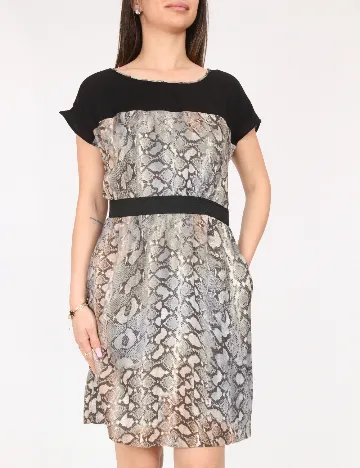 Rochie scurta Zara, animal print