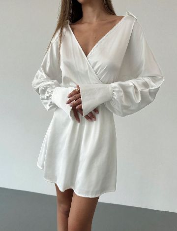 Rochie scurta SHEIN, alb